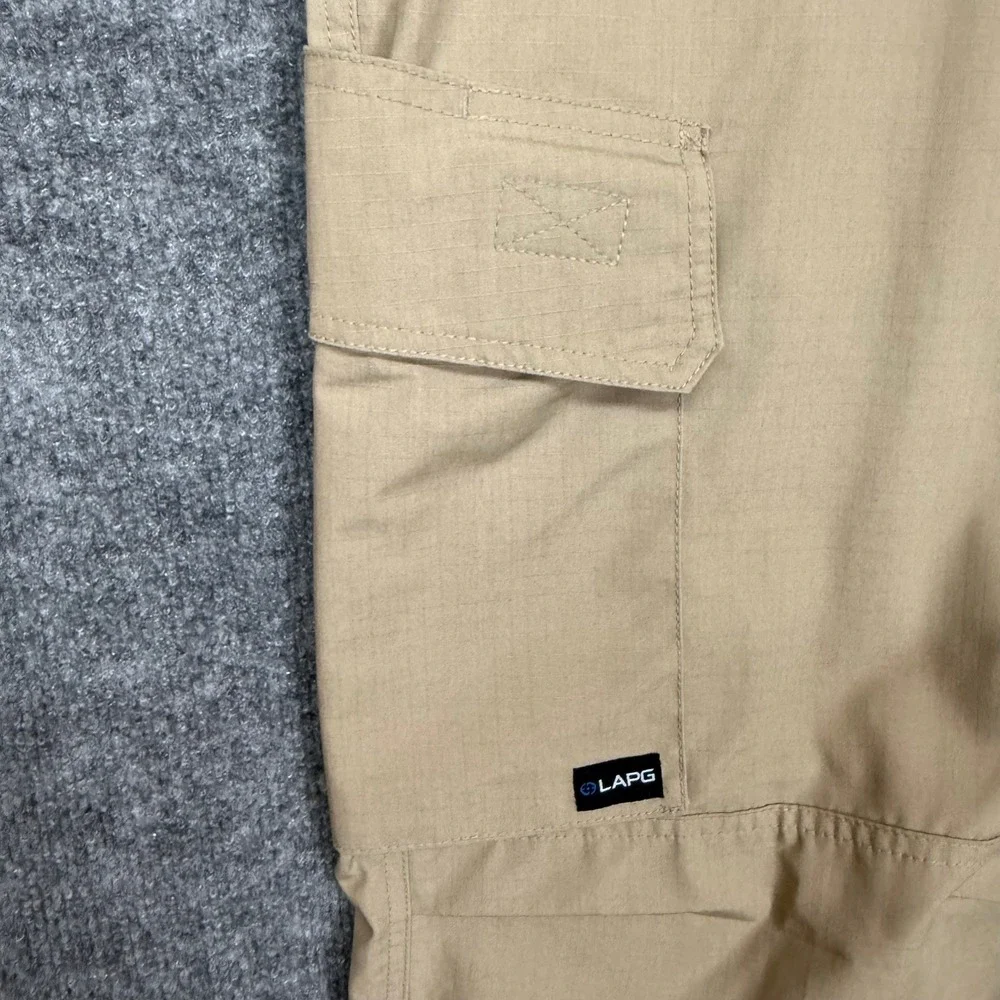 LAPG Pants Mens 42x32 Khaki Urban Ops Tactical Cargo Ripstop Police Gear Uniform